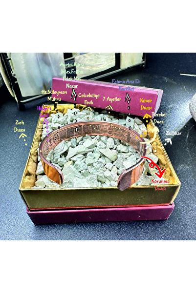 KAVELE Ham Saf Kalın 50 gr Bakır Full Koruma Zırhlı Su Yolu Motifli Özel Zeol...