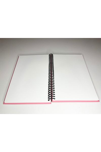 Mia Pera Notebook Unlined Thick Cover Spiral Ring Unicorn Printed Notebook 14X21 cm