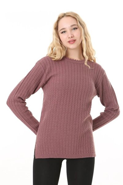 Fresh&Moda Γυναικεία Μαλλιά Πλεκτά Μητέρα Πλεκτά Χειμερινό μάλλινο πουλόβερ
