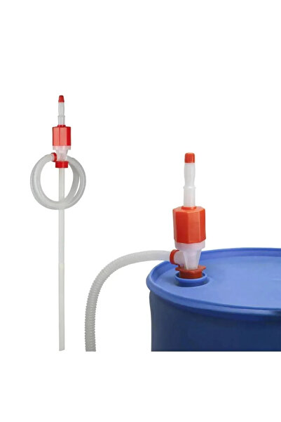 NUBLADO Araba Araç Otomobil Benzin Mazot Su Pompası Yakıt Transfer İkmal Aktarma Plastik Pompa Vak Vak OTO.