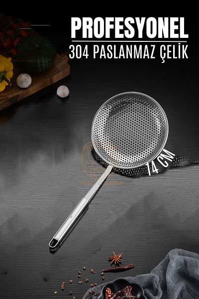 Transformacion Stainless Steel Perforated Large Colander, Easy Clean Model 721087