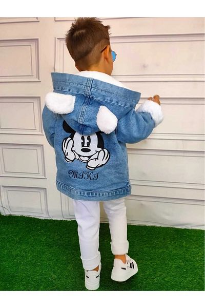 MUMİKİDS Palton de blugi pentru copii