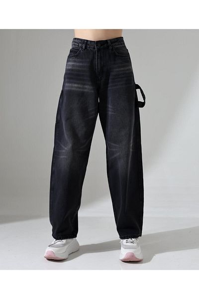 DENİKK TREND ΖΩΝΗ ΑΓΚΡΑ Λεπτομερής ΡΥΘΜΙΖΟΜΕΝΗ ΜΕΣΗ BAGGY JEAN ΤΖΙΝ ΠΑΝΤΕΛΟΝΙ ΤΖΙΝ ΠΑΝΤΕΛΟΝΙ