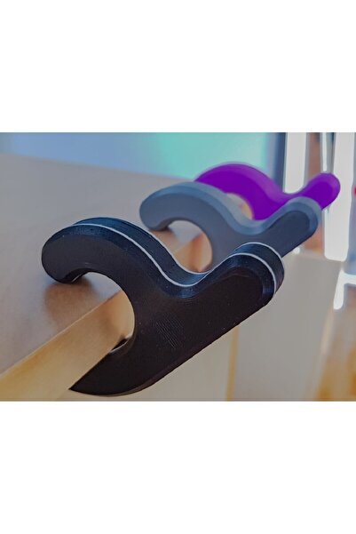 Genel Markalar Siyah Öğrenci Okul Çanta Sıra Askısı, dayanıklı ve şık tasarım ile kullanışlıdır.