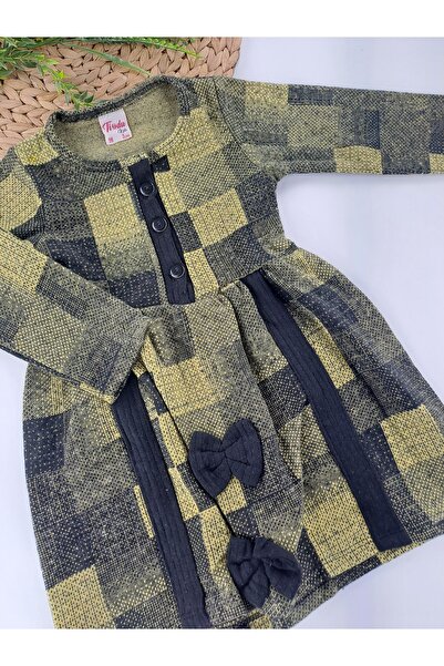 Butik Kız Çocuk Kışlık Elbise 10 Farklı Renk Seçeneği İle