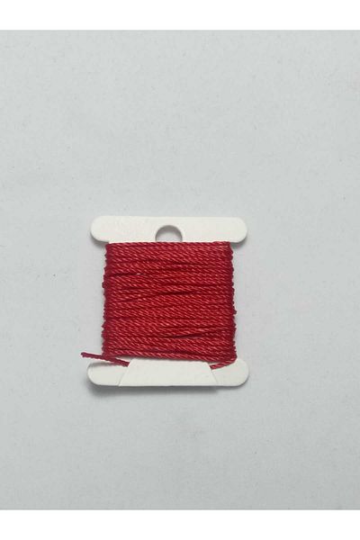 Eskişehir hobi sanat 0.8 mm 3 Meters Rosary Rope Red Color