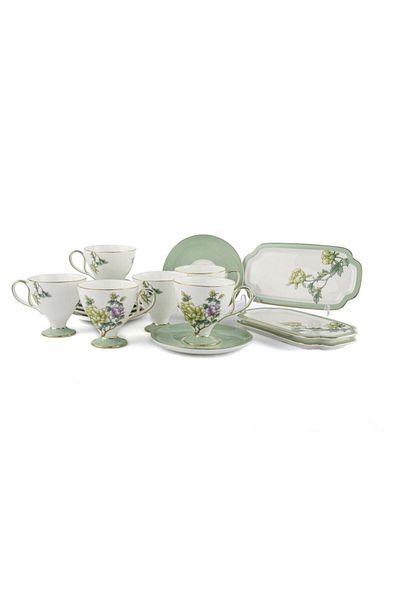 Mikasa Moor Glory 15 Piece Set of 6 Coffee Cups 90Cc