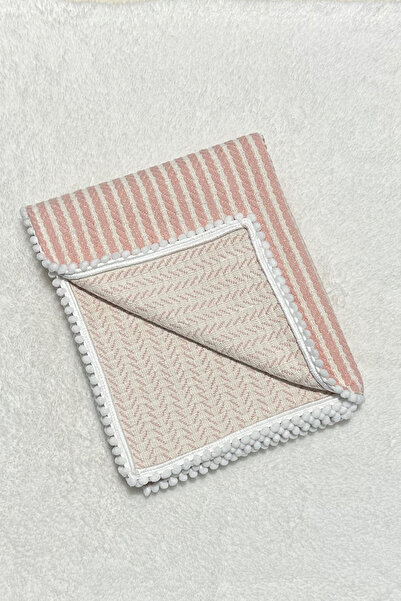 Baby Cais Collection Ethnic Striped Knitted Patterned Baby Blanket - Organic Cotton, 100X120 cm