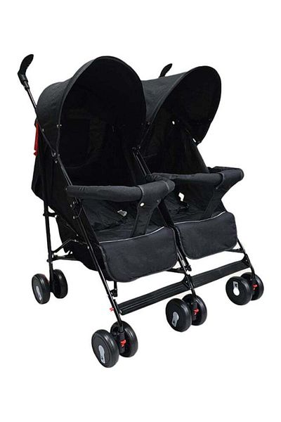 BabyCara Foldable Twins Baby Stroller With Adjustable Seat