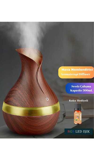 Sarftech Ultrasonik Hava Nemlendirici Aromatik Oda Kokusu 7 Renk Led Işıklı 300ml