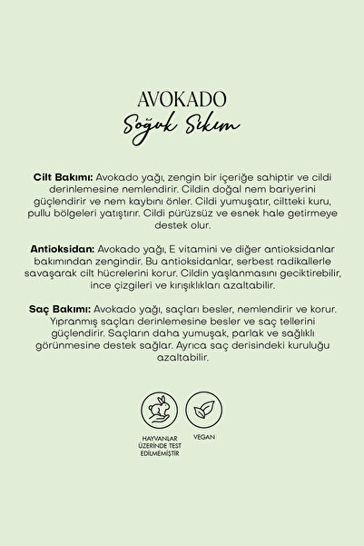 Polente Natural Avokado Yağı - Soğuk Sıkım (50 Ml)