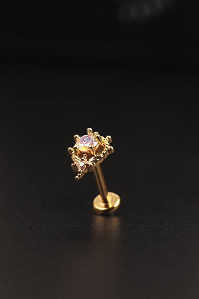 depozoom Cerrahi Çelik Kıkırdak-Labret Piercing Şıklık ve Dayanıklılık Bir Ar...