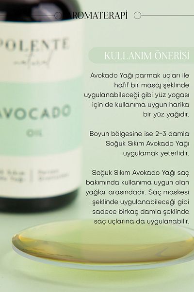 Polente Natural 50 Ml Avocado Oil - Cold Pressed