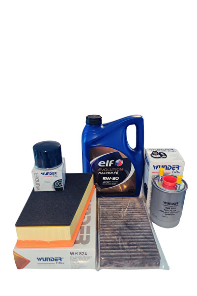 WUNDER RENAULT FLUENCE 1.5 DCİ PERİYODİK FİLTRE YAĞ BAKIM SETİ