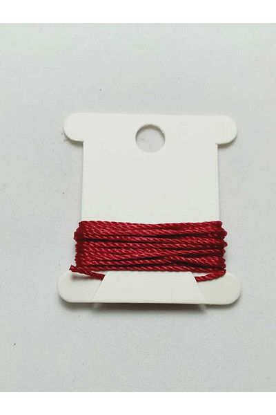 Eskişehir hobi sanat 1 Meter Dark Red 0.8 mm Rosary Rope