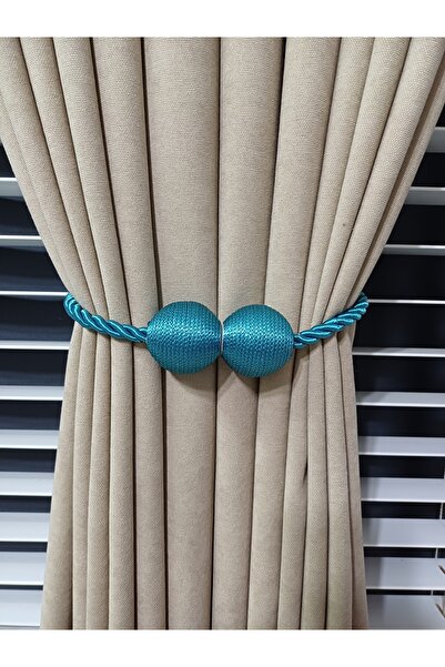 venedik home Petrol Color Magnetic Curtain Collector Accessory..1 piece