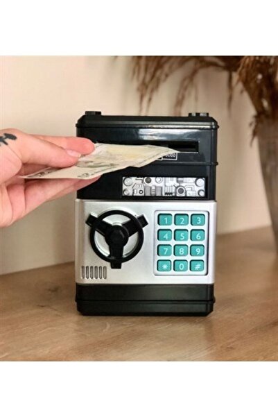 Lexi Bella Μαύρο Χρηματοκιβώτιο - Σχεδιασμένο, με κωδικό πρόσβασης και που απομακρύνει τα χρήματα