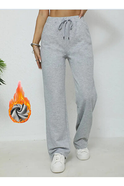 CAONNES Γκρι εύκαμπτο άνετο ύφασμα - Γυναικεία φούτερ με χαλαρή εφαρμογή SHAH...