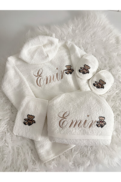 Kokoş Tokalar Bebek bornoz seti