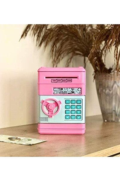 Lexi Bella Ροζ Κουμπαράς με Κωδικό Πρόσβασης - Κουμπαράς που Καταστρέφει τα Χρήματα με Κωδικό Πρόσβασης