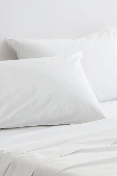 TeksNil Home 2 Πακέτα Λευκό Βαμβακερό Μαξιλάρι - 50x70 cm με Κάλυμμα