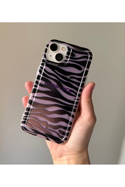 FİŞNEİLETİŞİM İPHONE 13/14 UYUMLU ZEBRA DESENLİ KILIF (KALIN SİLŞKON)