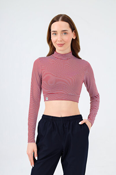Viridi Medical Fashion ΜΠΟΥΜΠΟΥΣΙΕΡΑ ΜΕ ΡΙΓΕΣ ΣΤΟ ΛΑΙΜΟ ΚΟΝΤΟ ΜΗΚΟΥΣ ΛΕΥΚΟ ΒΟ...