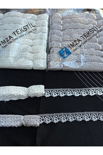 Butik Uç Güpür ince piyasa desen imza Tekstil top 9 metre en 2 cm