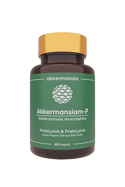 Akkermansiam-P -P Akkermansia Muciniphila Içeren Takviye Edici Gıda 60 Kapsül