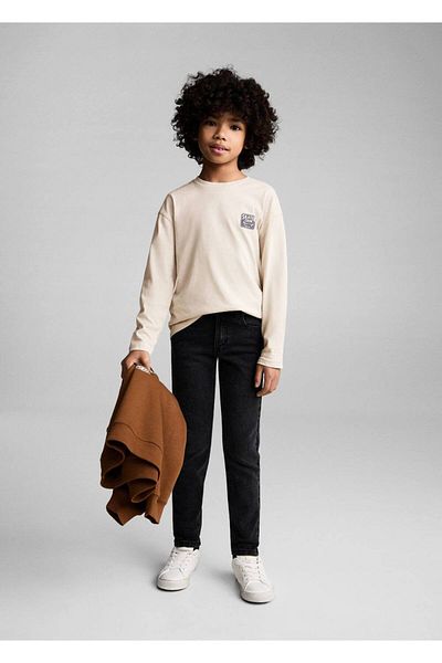 MANGO Kids Tricou din bumbac cu model barca