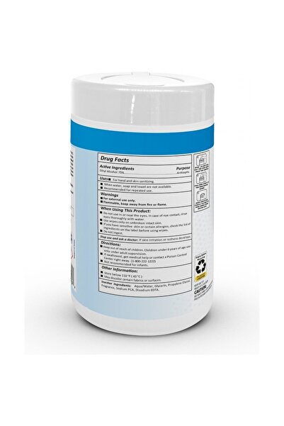 colemerg 75% Alkollü Antibakteriyel Islak Mendil Hijyen Kovası 12 x 80 Yaprak