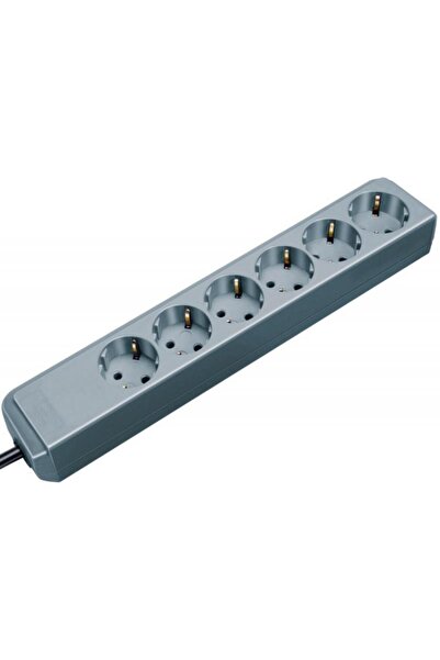 Brennenstuhl Extension cord -Line 6 sockets, 1.5m H05VV-F 3G1,5 Grey