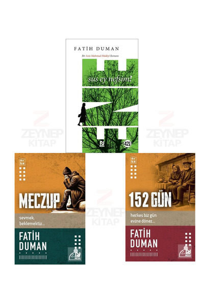 Nesil Yayınları Fatih Duman 3 Kitap Set (Ene/152.Gün/Meczup)