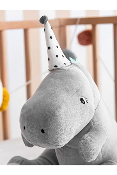 LC Waikiki Lcw Home Dinosaur Embroidered Plush Filled Baby Cushion 40 cm