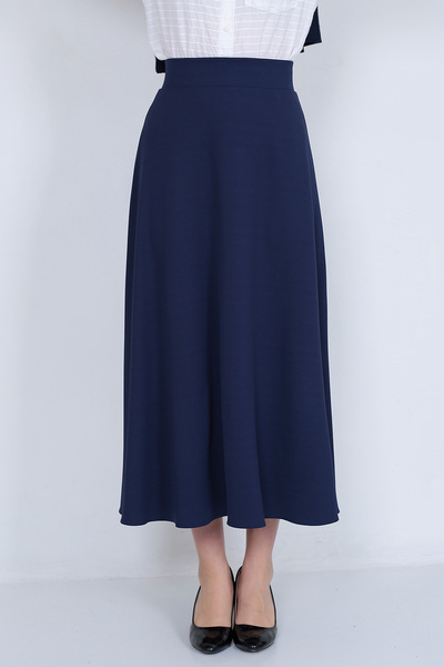 WAYS Γυναικεία φούστα Mevlana με μακρύ κορδόνι σε Navy Blue Hijab