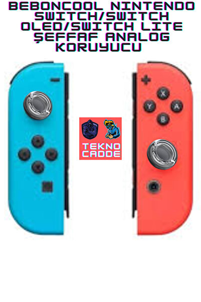 beboncool Nintendo Switch/Switch Lite/Switch OLED JoyCon Uyumlu Analog Koruyucu
