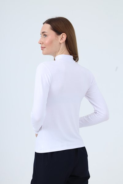 Viridi Medical Fashion Turtleneck Body White