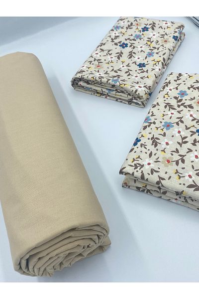pınarhome collectıon New Season - 100% Organic Cotton, Soft Sand and Elastic Crossbody+Pillow Cover Corner Depth 28-30 cm