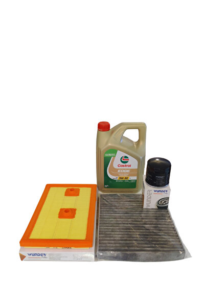 WUNDER VOLKSWAGEN POLO 1.2 TSİ PERİYODİK FİLTRE CASTROL EDGE 5W30 YAĞ MOTOR B...