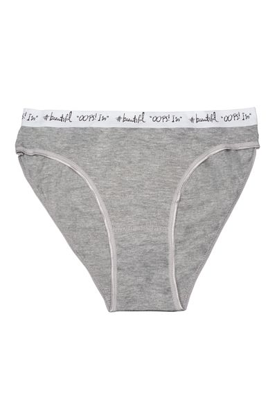 Tutku Chiloți bikini gri imprimat