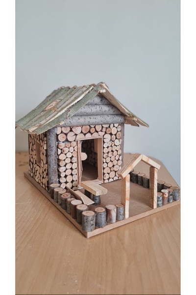 doğal ahşap El Yapımı Doğal Ahşap Ev