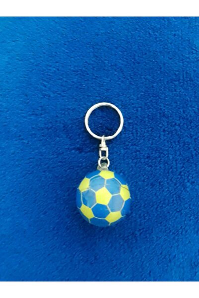 360 Derece Dönen Futbol Topu Figürlü Hediyelik Anahtarlık