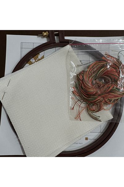 BALIM ÖRGÜ EVİ Kit de croșetat tricotat Honeydew cu scripete maro de 19 cm - Calabash