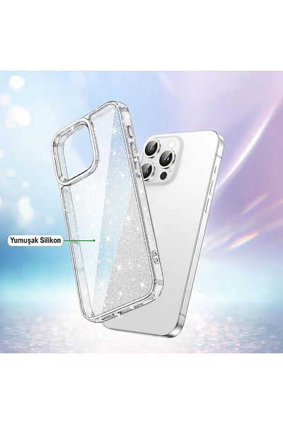 Merwish حافظة شفافة لامعة متوافقة مع هاتف iPhone 14 Pro Max، كاميرا مطورة وحماية للشاشة مقاومة للصفراء
