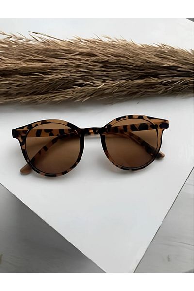 LUPİX Unisex Sunglasses with Leopard Pattern