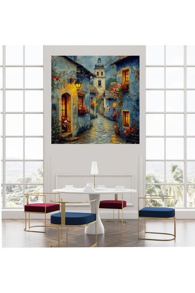 KanvasSepeti Ara Sokak Canvas Tablo Modern Home Pictură în ulei Texturată Pân...