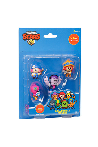 Cici Oyuncak 5'li Figür Set Brawl Stars Tara Leon Jessie Frank Penny PMI Orijinal