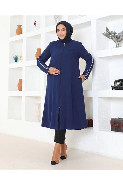Neva Style Linda Cap - Λεπτομέρεια με μανικετόκουμπα, Navy Blue