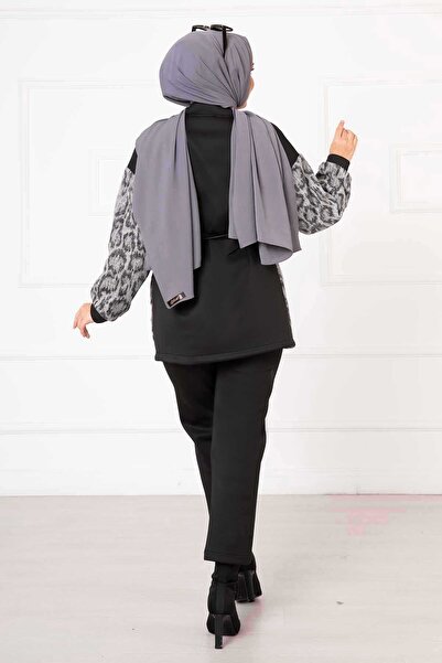 EBRUTESETTÜR Leopard Garnished Zippered Set