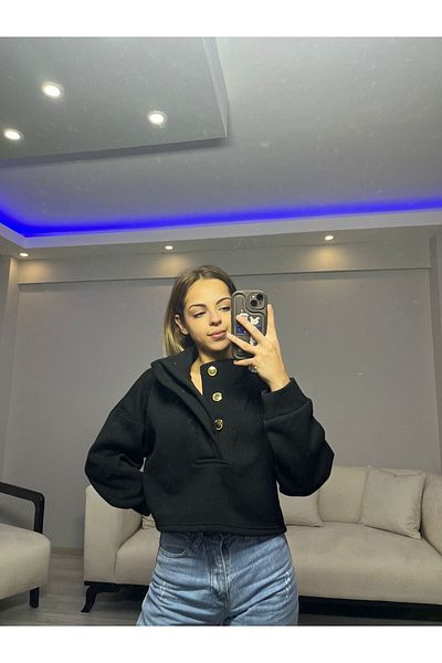 modakirwem CROP SWEATSHIRT